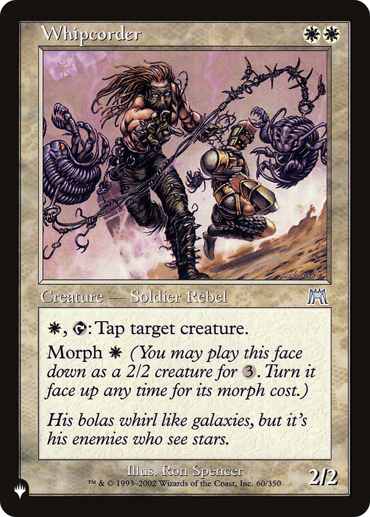 Whipcorder [The List] | The Time Vault CA