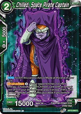 Chilled, Space Pirate Captain (Common) (BT13-066) [Supreme Rivalry] | The Time Vault CA