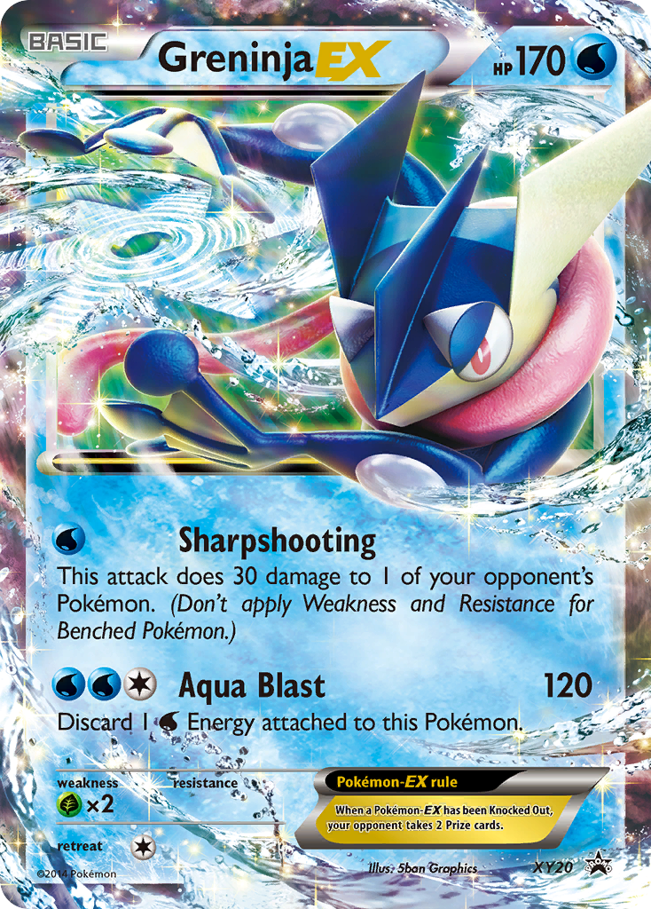 Greninja EX (XY20) [XY: Black Star Promos] | The Time Vault CA