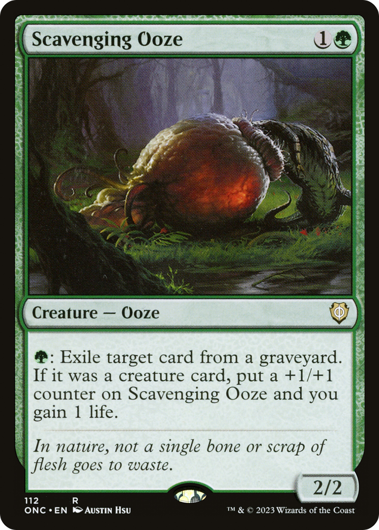 Scavenging Ooze [Phyrexia: All Will Be One Commander] | The Time Vault CA