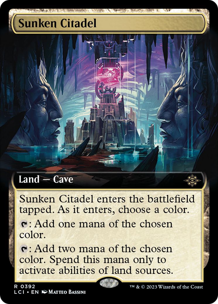 Sunken Citadel (Extended Art) [The Lost Caverns of Ixalan] | The Time Vault CA