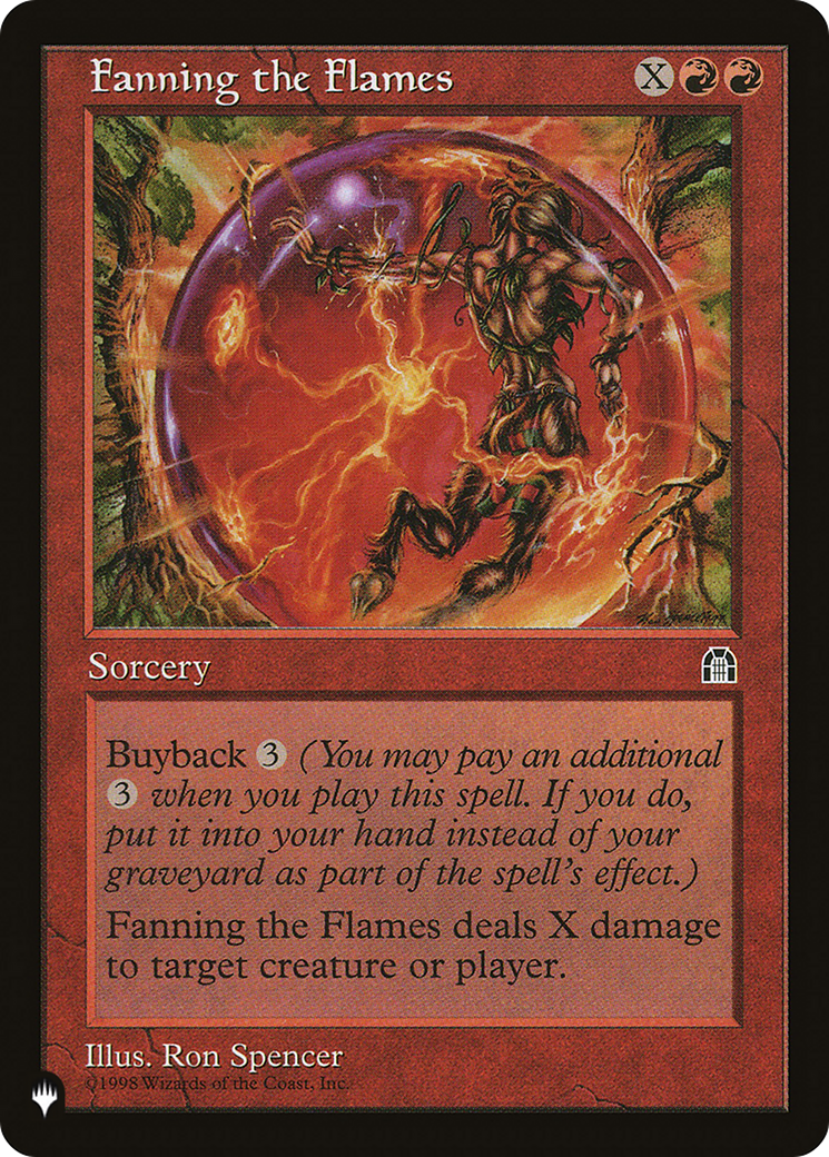 Fanning the Flames [The List] | The Time Vault CA