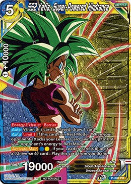 SS2 Kefla, Super-Powered Hindrance (Tournament Pack Vol. 8) (Winner) (P-390) [Tournament Promotion Cards] | The Time Vault CA