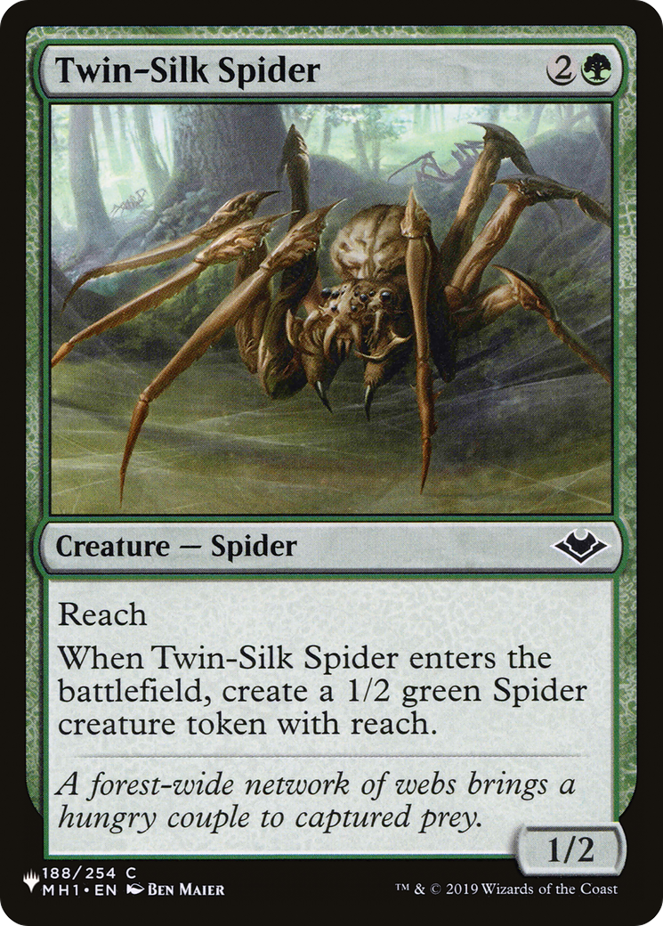 Twin-Silk Spider [The List] | The Time Vault CA