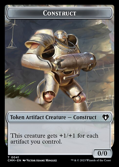 Servo // Construct (0041) Double-Sided Token [Commander Masters Tokens] | The Time Vault CA