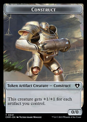 Elemental (0026) // Construct (0041) Double-Sided Token [Commander Masters Tokens] | The Time Vault CA