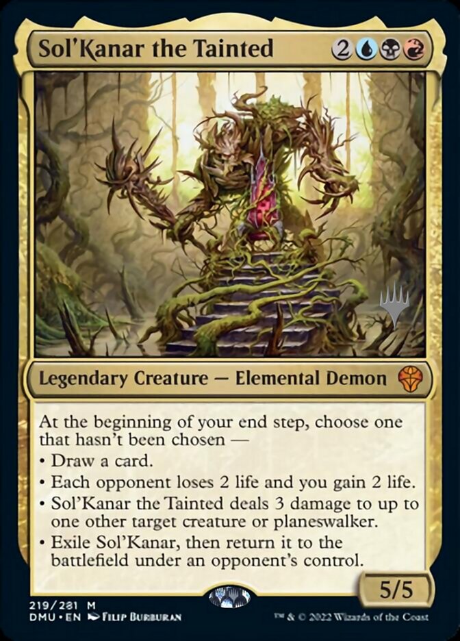 Sol'Kanar the Tainted (Promo Pack) [Dominaria United Promos] | The Time Vault CA