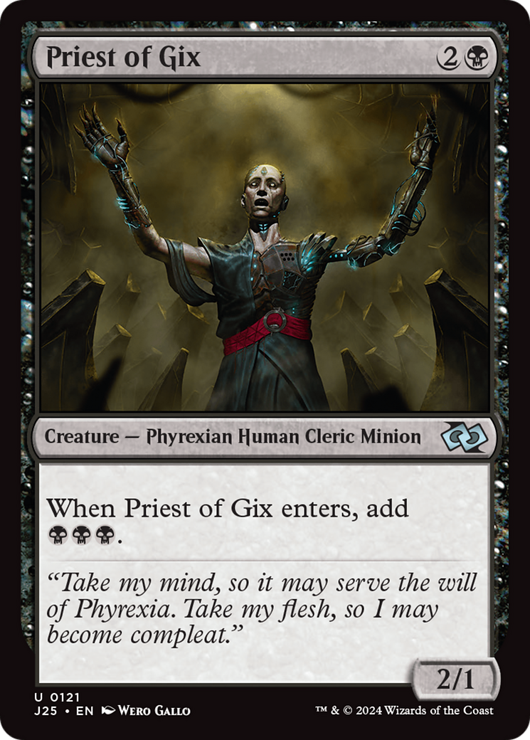Priest of Gix [Foundations Jumpstart] | The Time Vault CA