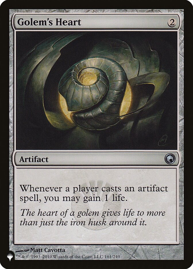 Golem's Heart [The List] | The Time Vault CA