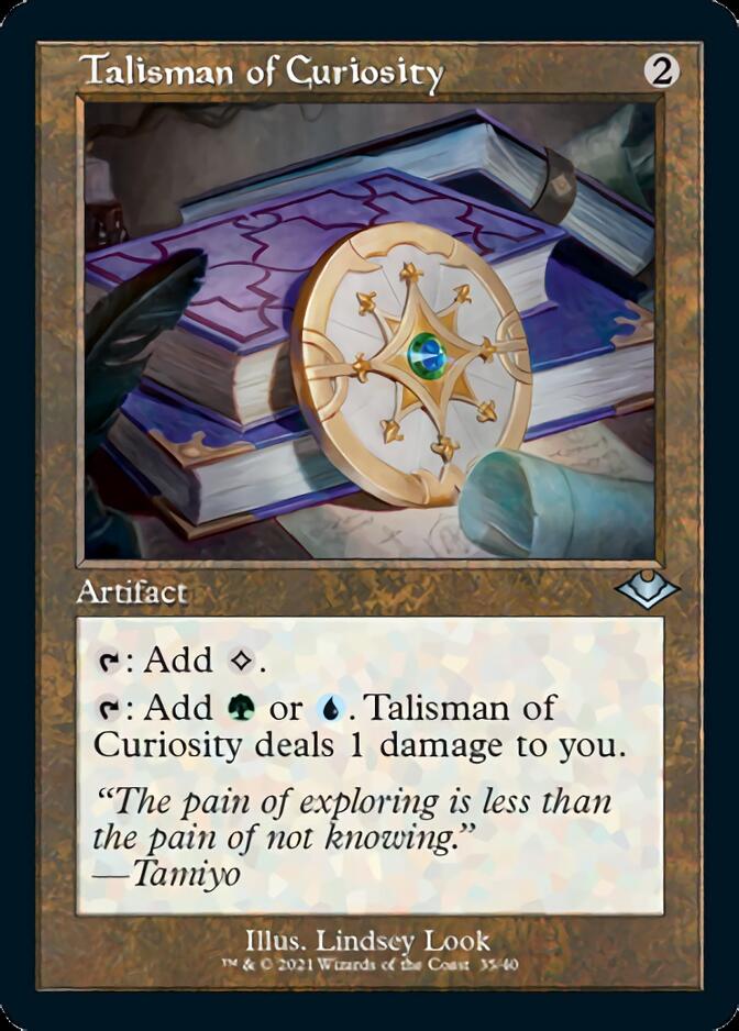 Talisman of Curiosity (Retro Foil Etched) [Modern Horizons] | The Time Vault CA