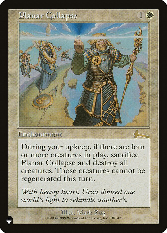 Planar Collapse [The List] | The Time Vault CA