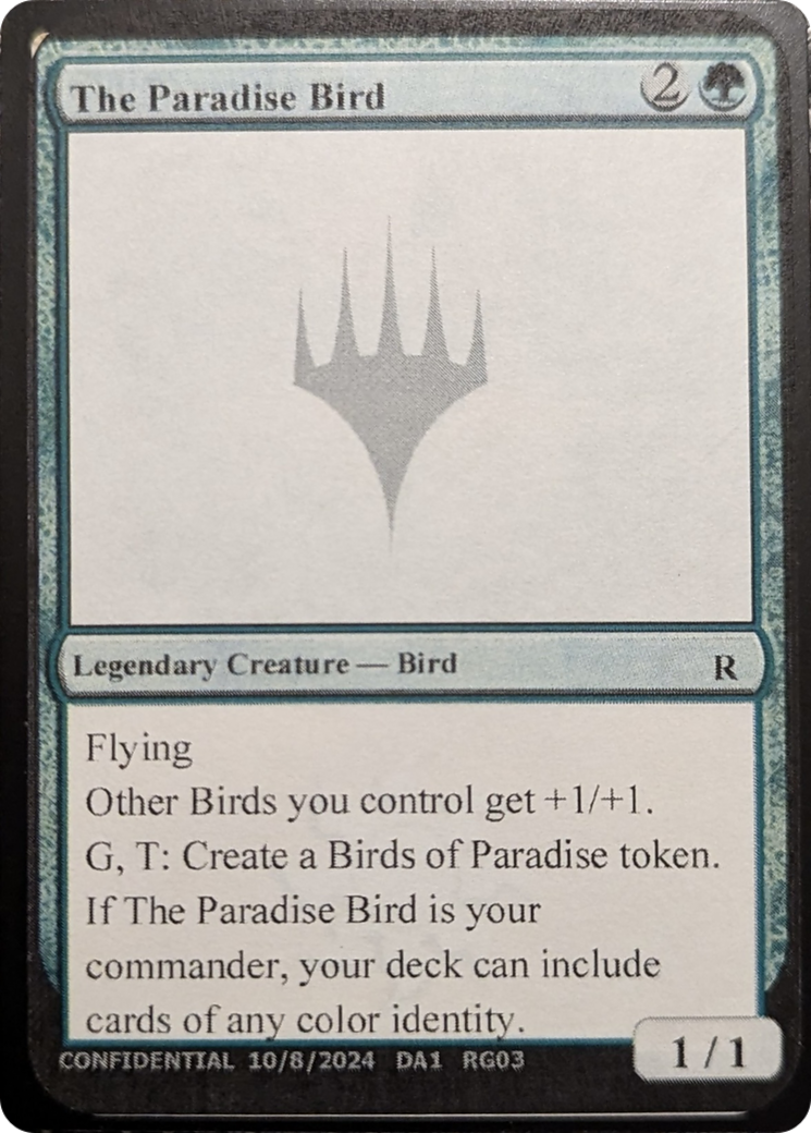 The Paradise Bird [Mystery Booster 2 Playtest Cards] | The Time Vault CA