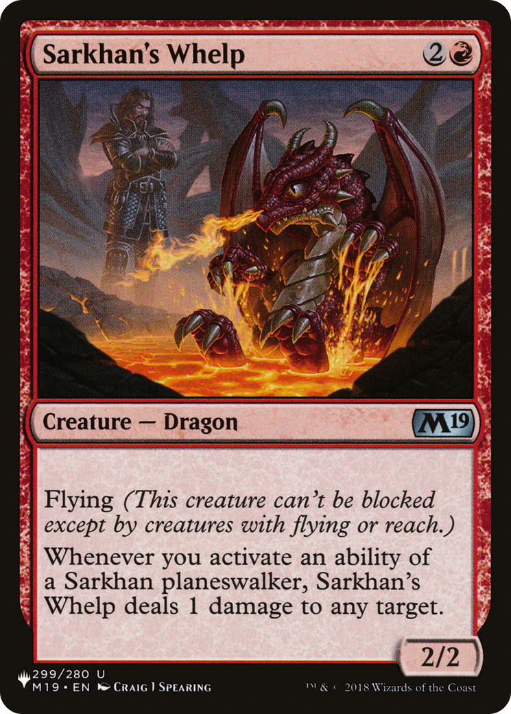 Sarkhan's Whelp [The List] | The Time Vault CA