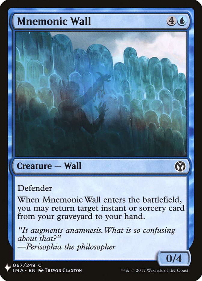 Mnemonic Wall [Mystery Booster] | The Time Vault CA