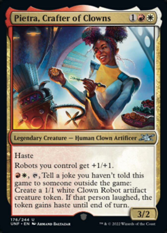 Pietra, Crafter of Clowns [Unfinity] | The Time Vault CA