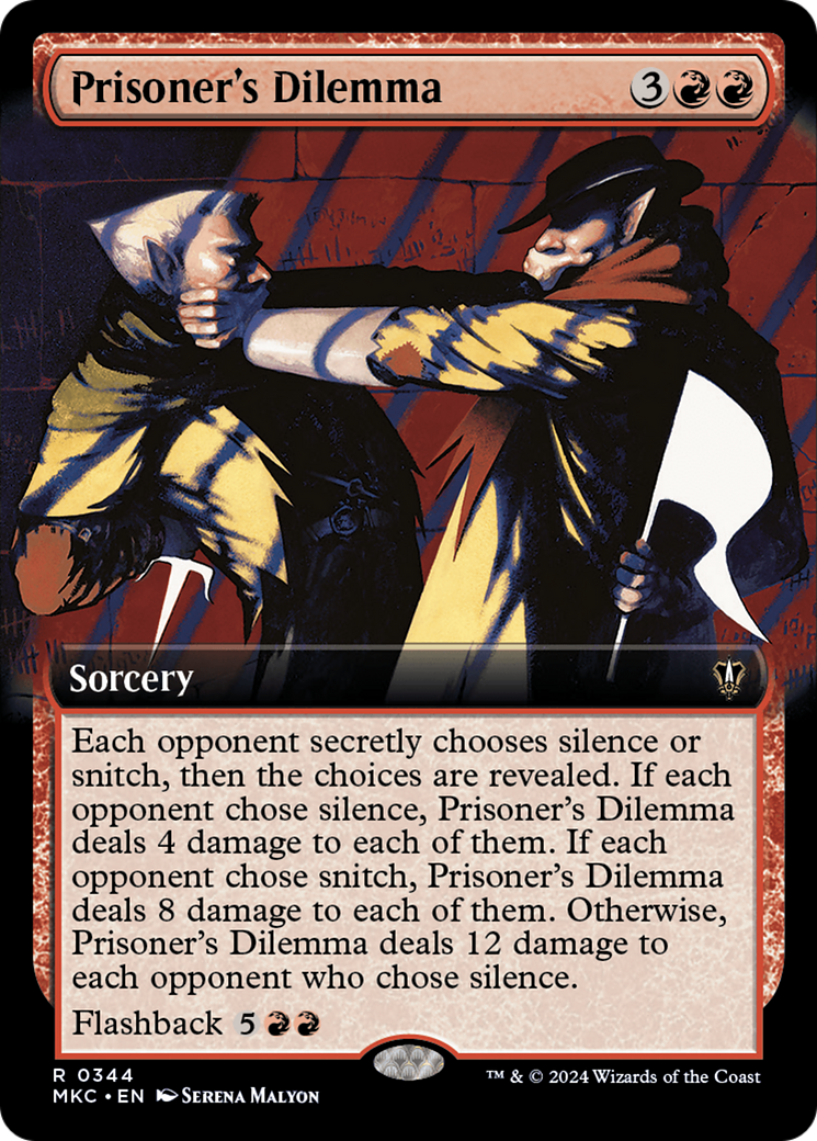 Prisoner's Dilemma (Extended Art) [Murders at Karlov Manor Commander] | The Time Vault CA