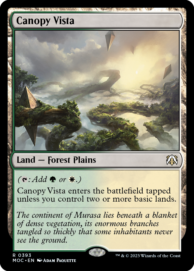 Canopy Vista [March of the Machine Commander] | The Time Vault CA
