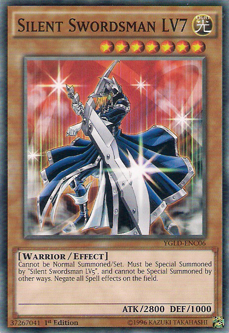 Silent Swordsman LV7 [YGLD-ENC06] Common | The Time Vault CA