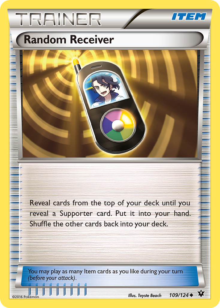 Random Receiver (109/124) [XY: Fates Collide] | The Time Vault CA