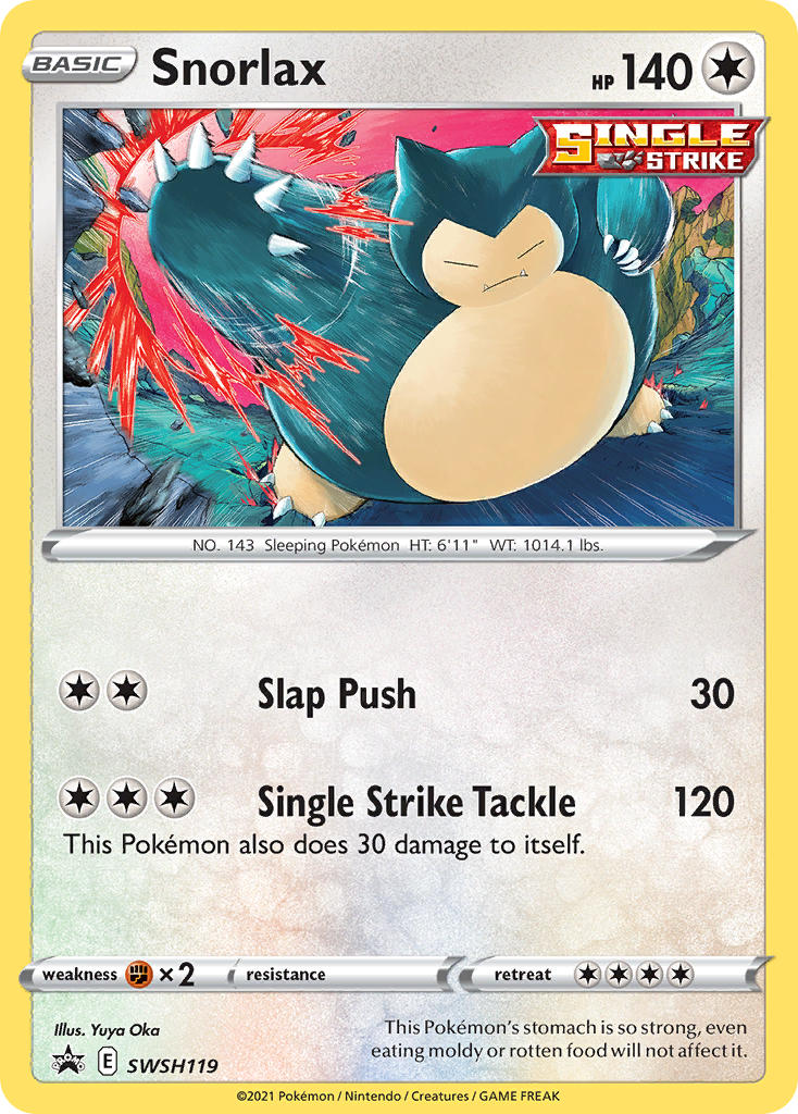 Snorlax (SWSH119) [Sword & Shield: Black Star Promos] | The Time Vault CA