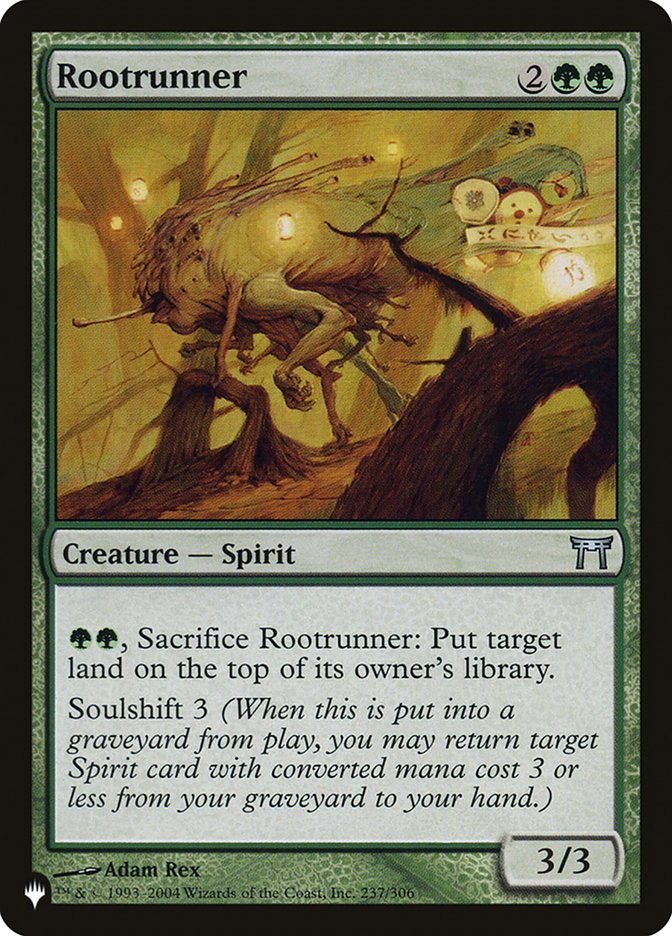 Rootrunner [The List] | The Time Vault CA