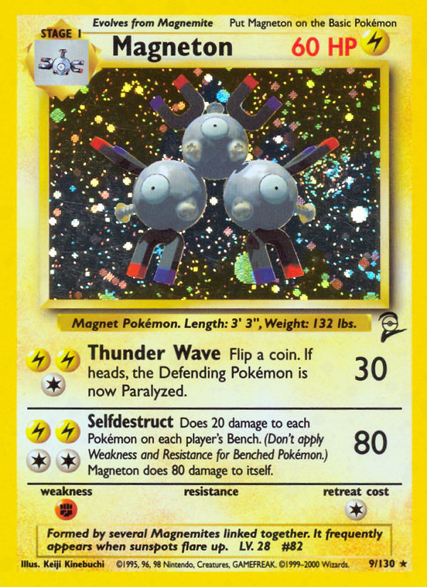 Magneton (9/130) [Base Set 2] | The Time Vault CA