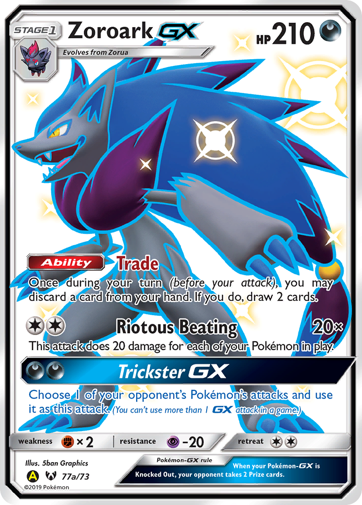 Zoroark GX (77a/73) [Alternate Art Promos] | The Time Vault CA