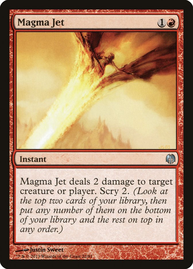 Magma Jet [Duel Decks: Heroes vs. Monsters] | The Time Vault CA