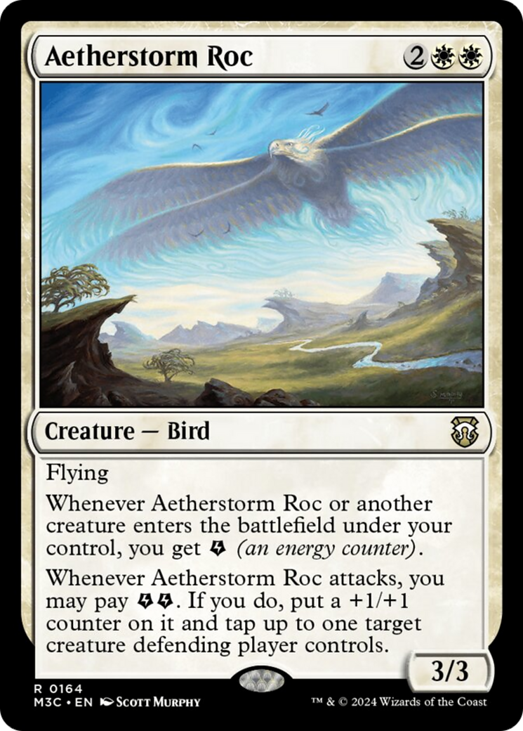 Aetherstorm Roc (Ripple Foil) [Modern Horizons 3 Commander] | The Time Vault CA