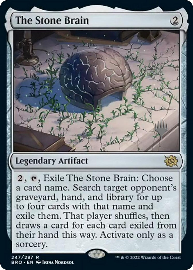 The Stone Brain (Promo Pack) [The Brothers' War Promos] | The Time Vault CA