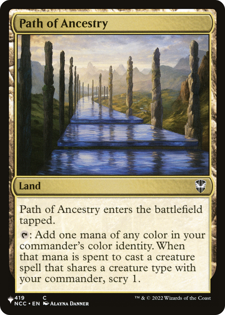 Path of Ancestry (NCC) [The List] | The Time Vault CA