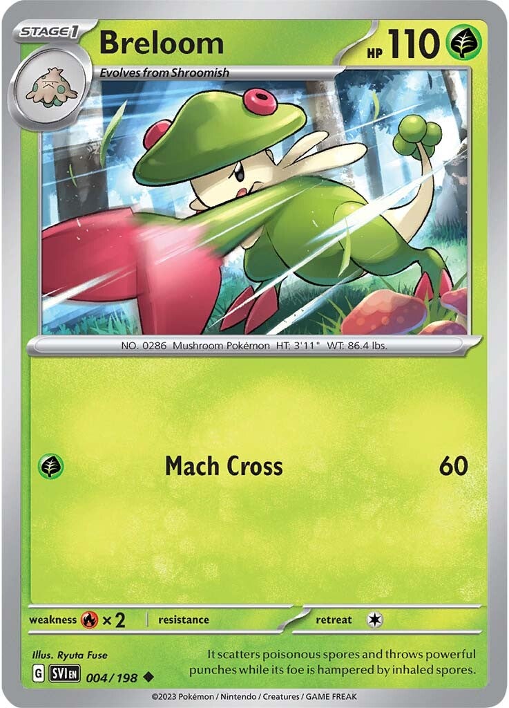 Breloom (004/198) [Scarlet & Violet: Base Set] | The Time Vault CA