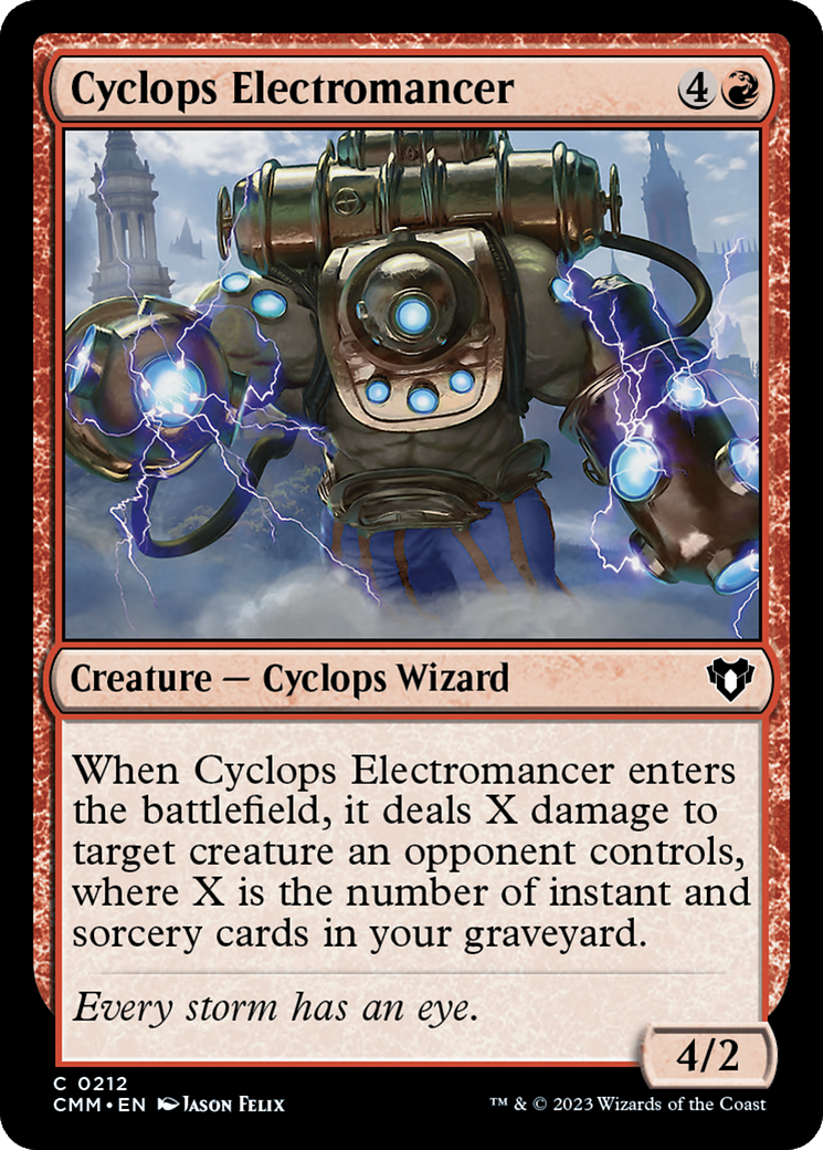 Cyclops Electromancer [Commander Masters] | The Time Vault CA