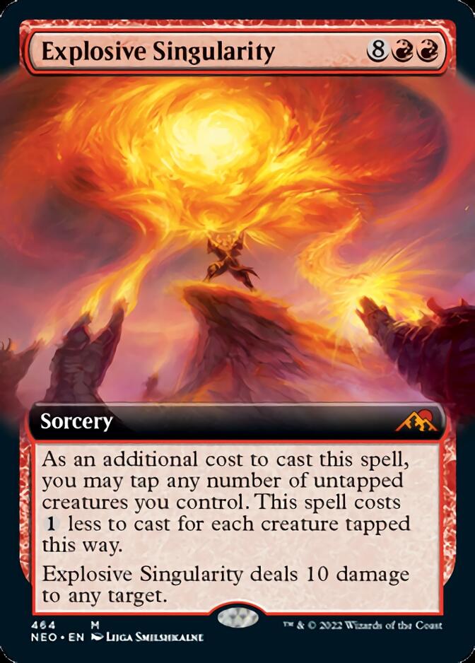 Explosive Singularity (Extended Art) [Kamigawa: Neon Dynasty] | The Time Vault CA