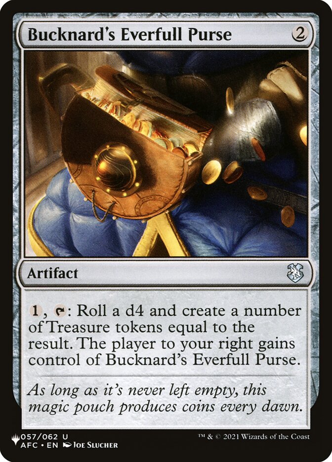 Bucknard's Everfull Purse [The List] | The Time Vault CA