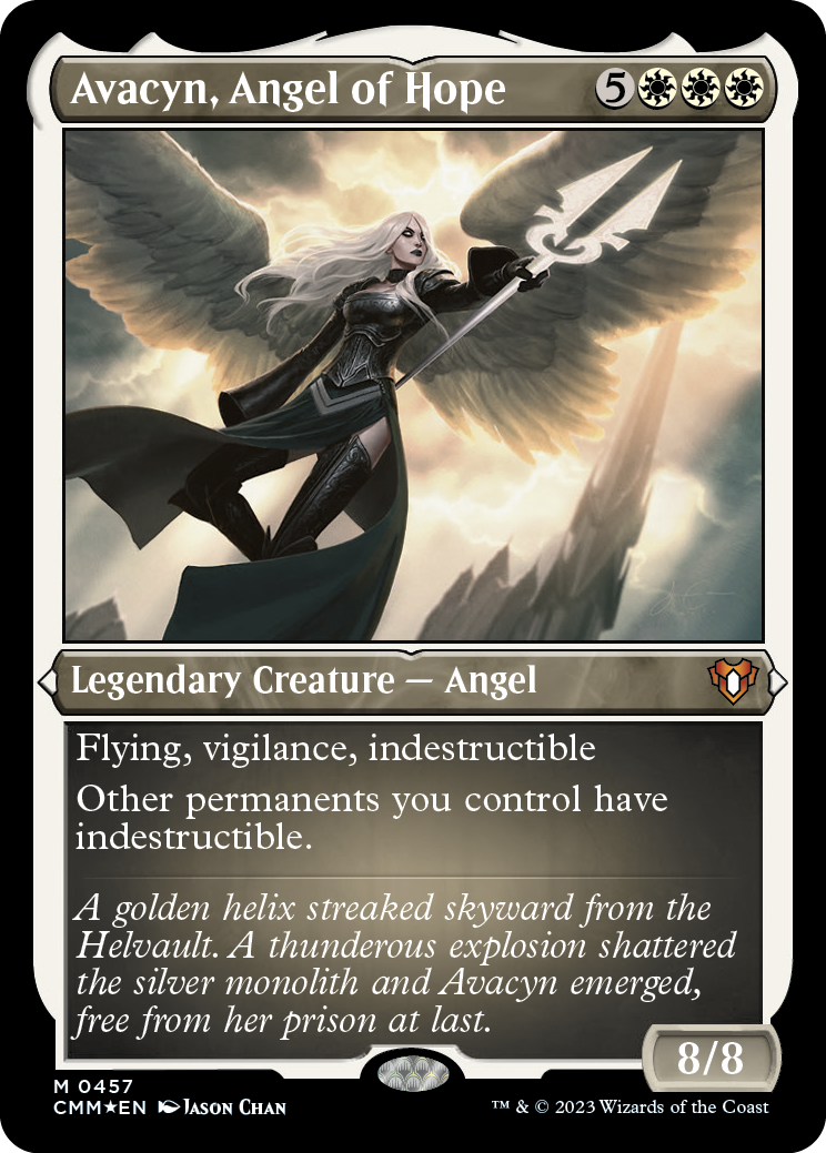 Avacyn, Angel of Hope (Foil Etched) [Commander Masters] | The Time Vault CA