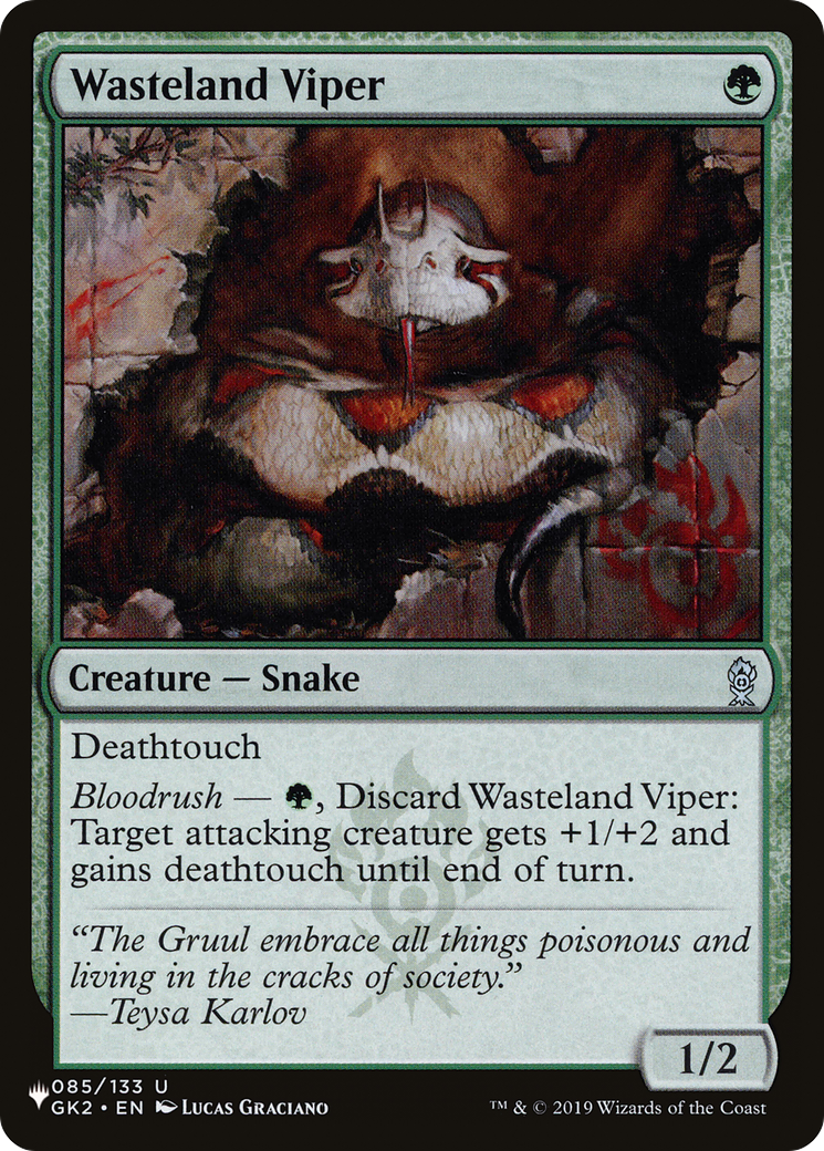 Wasteland Viper [The List] | The Time Vault CA