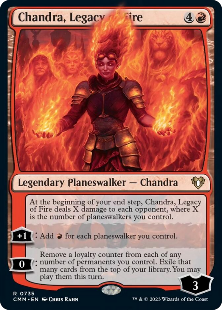 Chandra, Legacy of Fire [Commander Masters] | The Time Vault CA