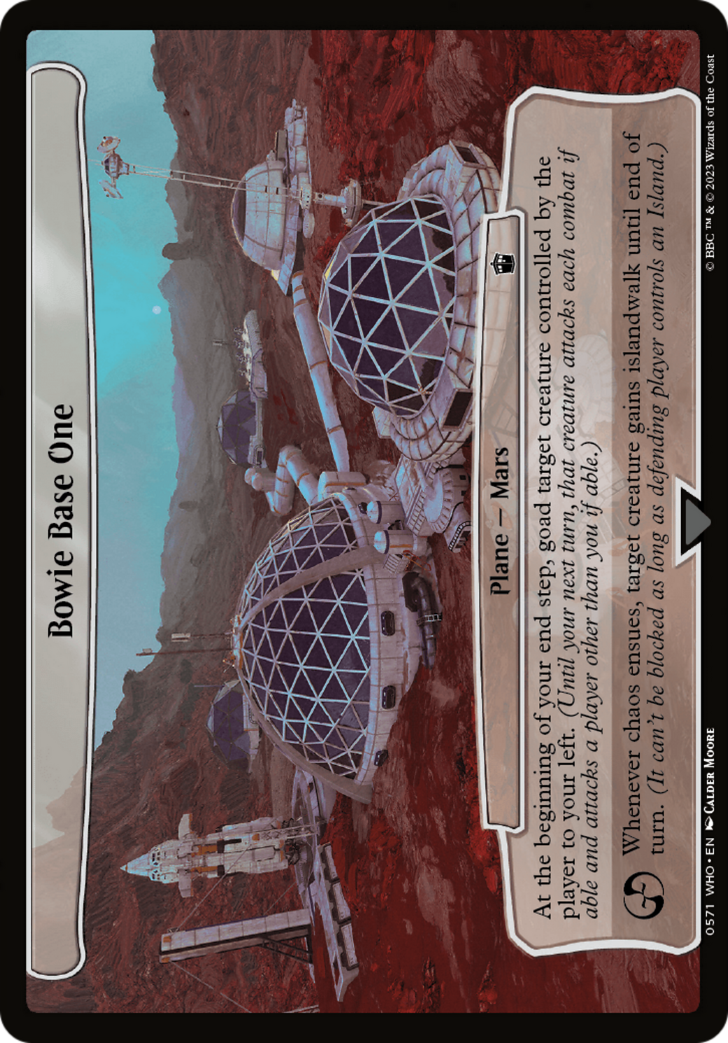 Bowie Base One [Doctor Who] | The Time Vault CA
