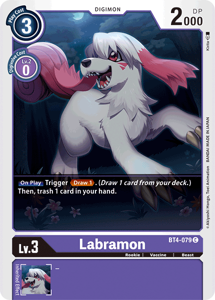 Labramon [BT4-079] [Great Legend] | The Time Vault CA