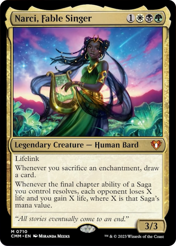 Narci, Fable Singer [Commander Masters] | The Time Vault CA