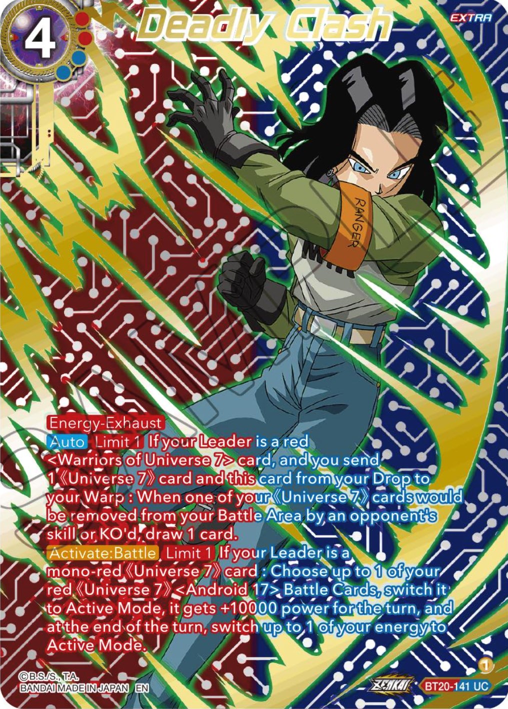 Deadly Clash (Gold-Stamped) (BT20-141) [Power Absorbed] | The Time Vault CA