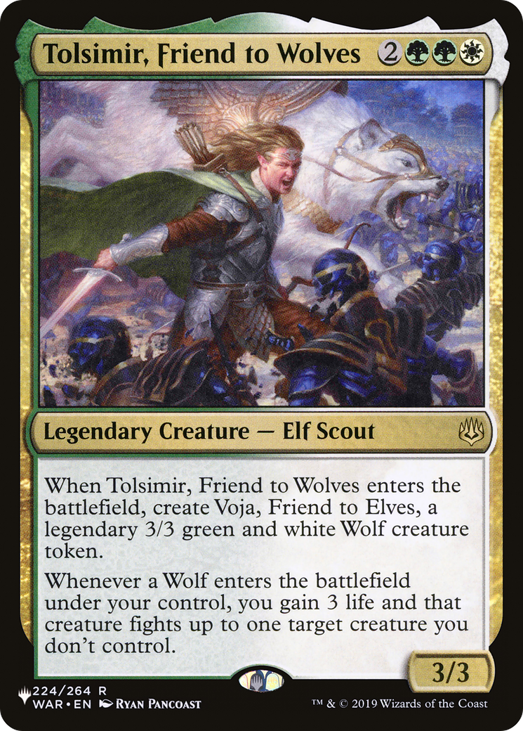 Tolsimir, Friend to Wolves [The List] | The Time Vault CA