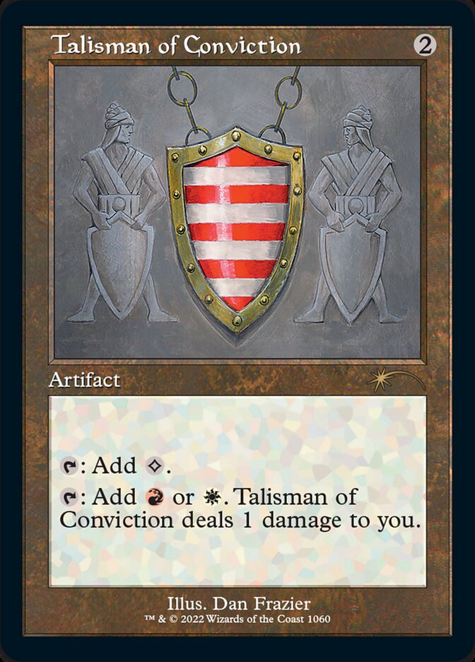 Talisman of Conviction (Foil Etched) [Secret Lair Drop Series] | The Time Vault CA