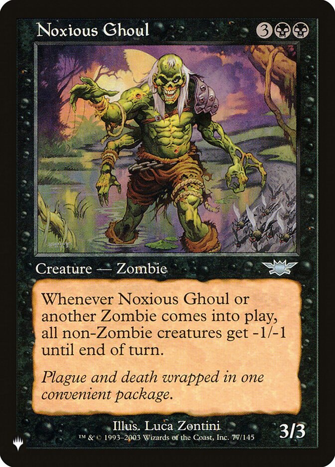 Noxious Ghoul [The List] | The Time Vault CA
