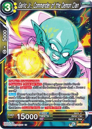 Garlic Jr., Commander of the Demon Clan (BT11-105) [Vermilion Bloodline] | The Time Vault CA