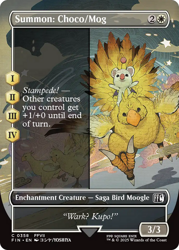 Summon: Choco/Mog (Borderless) [FINAL FANTASY] | The Time Vault CA