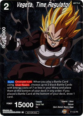 Vegeta, Time Regulator (Championship Final 2019) (P-142) [Tournament Promotion Cards] | The Time Vault CA