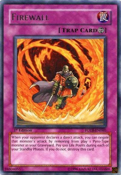 Firewall [FOTB-EN060] Rare | The Time Vault CA