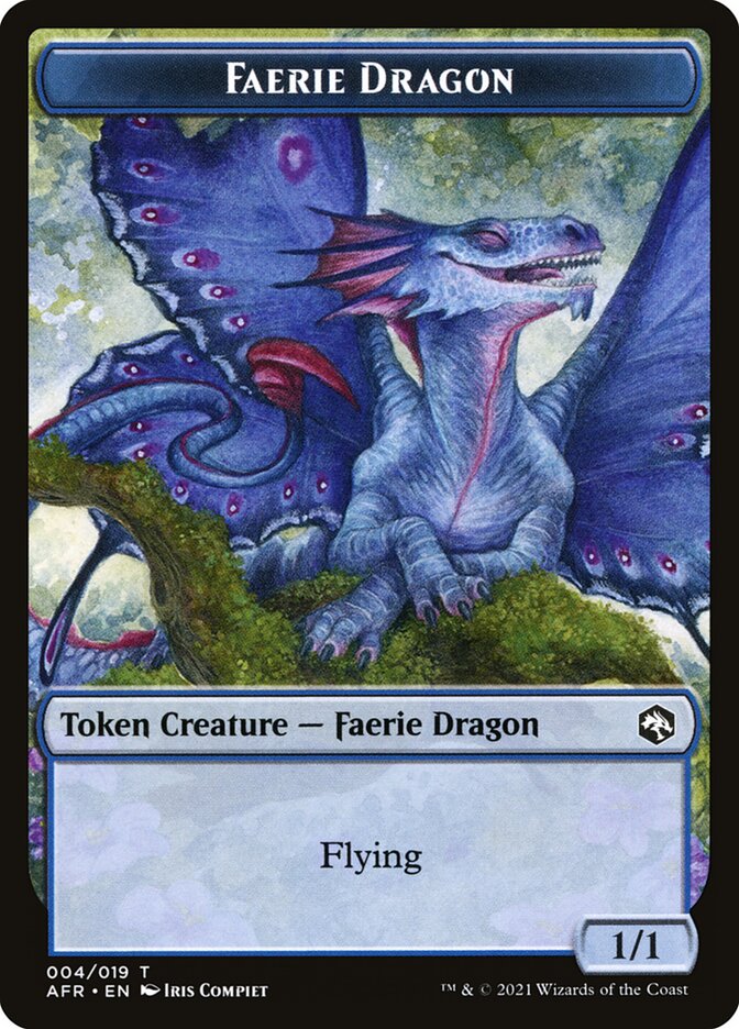 Devil // Faerie Dragon Double-Sided Token [Dungeons & Dragons: Adventures in the Forgotten Realms Tokens] | The Time Vault CA